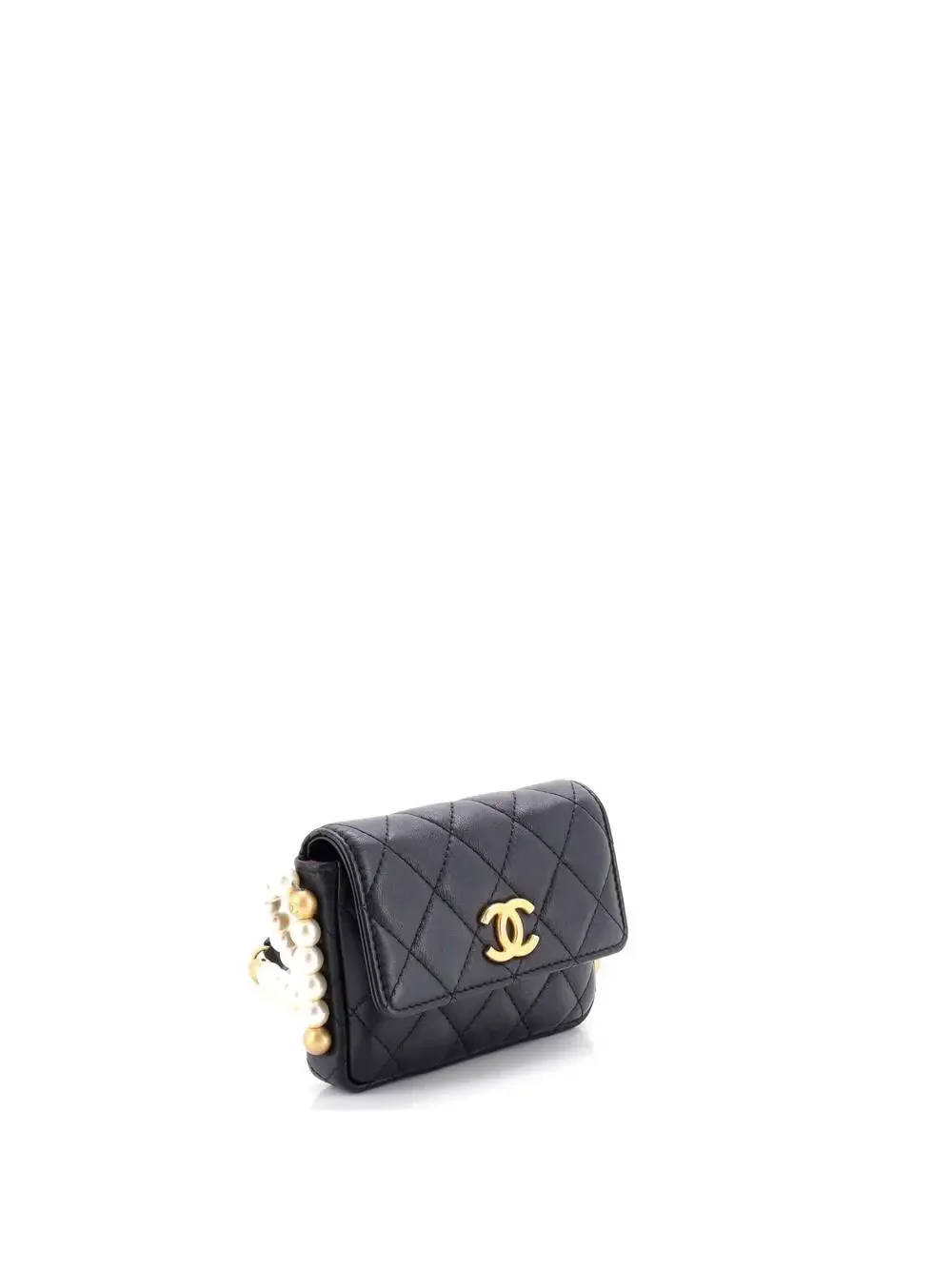 Chanel About Pearls Flap Card Holder #286118C19B